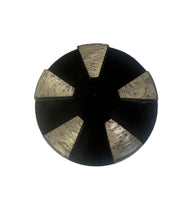 Cargar imagen en el visor de la galería, Discos de amolado de diamante estilo SQ de 3", grano 30/40, compatibles con STI Quick-Change, Husqvarna Redi-Lock