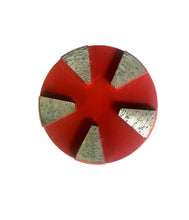 Cargar imagen en el visor de la galería, Discos de amolado de diamante estilo SQ de 3", grano 30/40, compatibles con STI Quick-Change, Husqvarna Redi-Lock