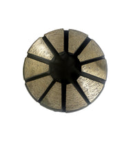 Cargar imagen en el visor de la galería, Discos de amolado de diamante estilo SQ de 3", grano 30/40, compatibles con STI Quick-Change, Husqvarna Redi-Lock