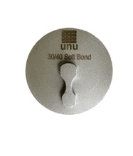 Cargar imagen en el visor de la galería, Discos de amolado de diamante estilo SQ de 3", grano 30/40, compatibles con STI Quick-Change, Husqvarna Redi-Lock