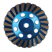 Cargar imagen en el visor de la galería, 4 inch cup wheel turbo 5/8"-11 thread