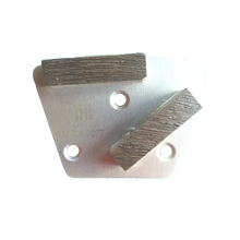 Load image into Gallery viewer, Concrete Surface Prep-60/80 Grit Double Segment Diamond Grinding Shoes: Screw-On - www.unudiamondtooling.com