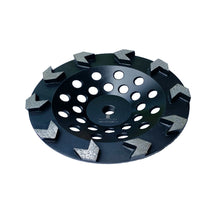 Cargar imagen en el visor de la galería, 7inch arrow cup wheel coarse for concrete general purposes
