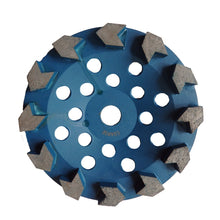 Cargar imagen en el visor de la galería, 7inch arrow cup wheel coarse for concrete 7/8" arbor hole