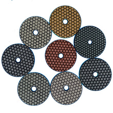 Ladda upp bild till gallerivisning, dry resin polish pads 5", 7" for concrete marble terrazzo