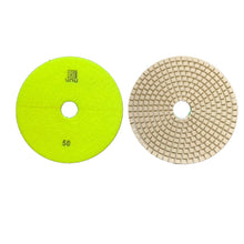 Ladda upp bild till gallerivisning, 7" resin polish pad 50 grit dry & wet: concrete, marble, terrazzo