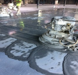 the new poured concrete treatment