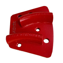 Cargar imagen en el visor de la galería, Zapatas de pulido de diamante de doble barra trapezoidal de grano 30/40 de Diamatic Sase para hormigón
