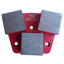 Load image into Gallery viewer, diamatic sase trap 16 grit 3 segment for medium concrete 
